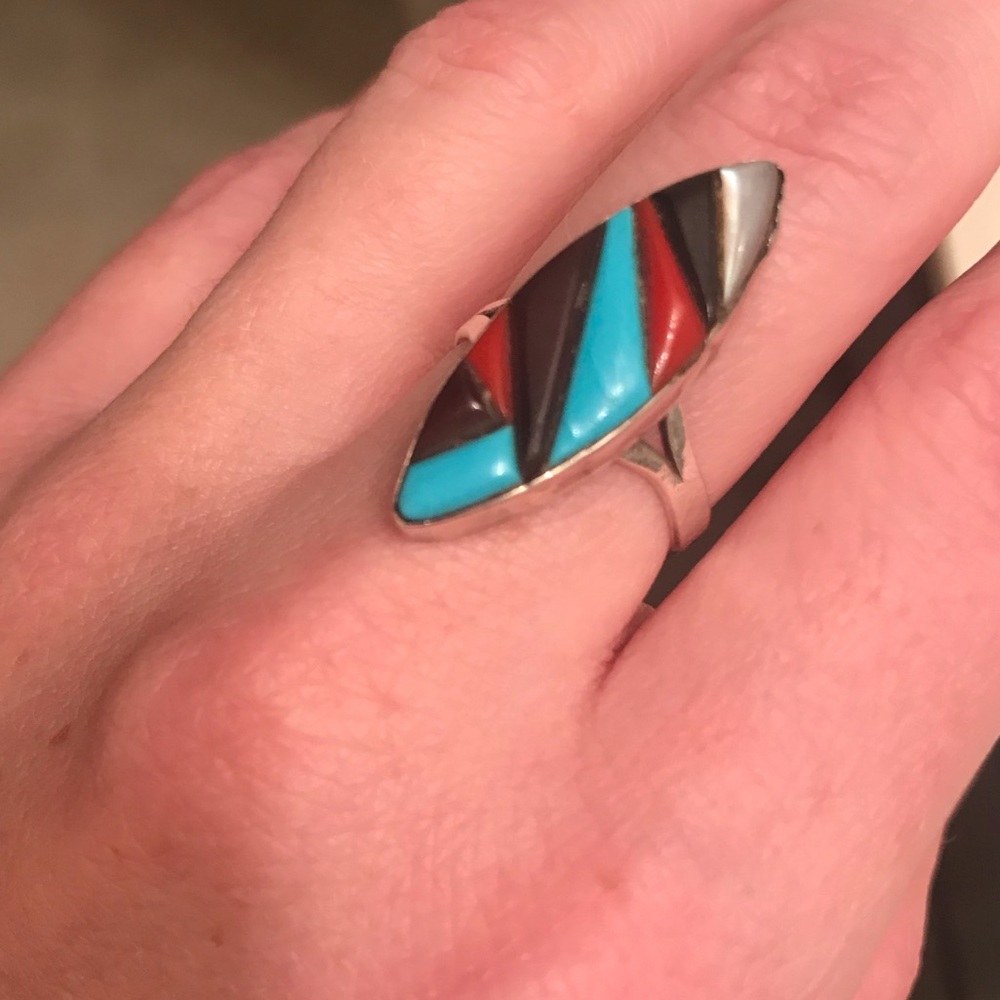 Native American Statement Ring - image 1